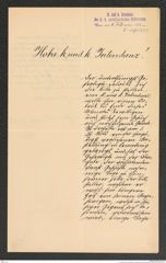 k.k. naturhistorisches Hofmuseum, Intendanzakten 1885-1896 (Hauer), Aktenzahl Z.129/1891, Seite 1